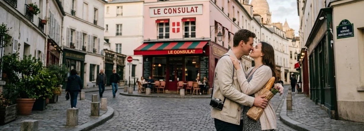 Romantic stay in Paris